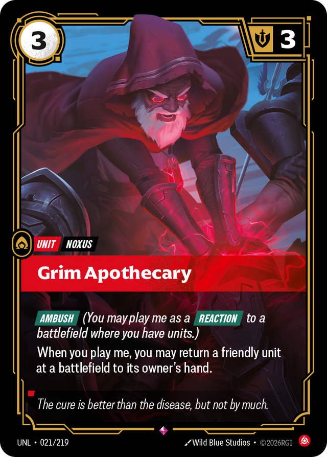 Riftbound Unit: Grim Apothecary