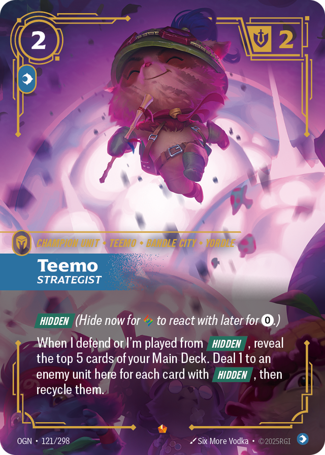 Riftbound Champion Unit: Teemo