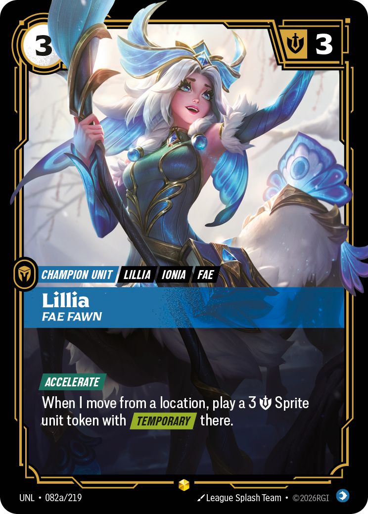 Riftbound Champion Unit: Lillia