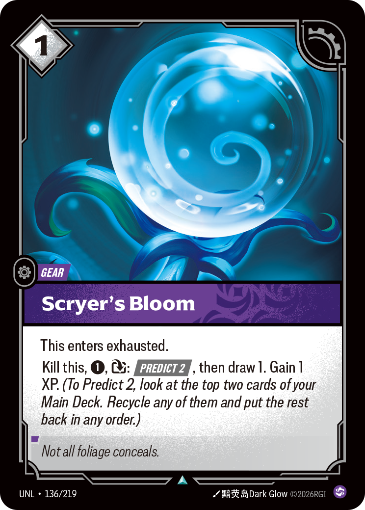 Riftbound Gear: Scryer's Bloom