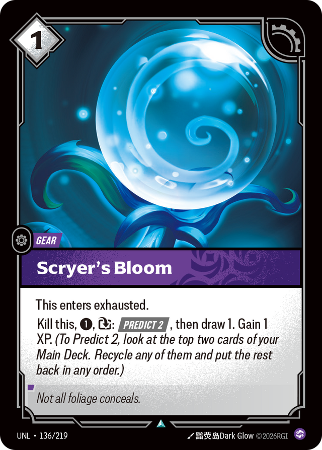 Riftbound Gear: Scryer's Bloom
