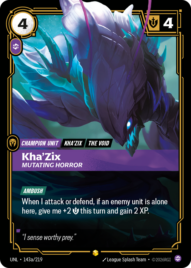 Riftbound Champion Unit: Kha'Zix