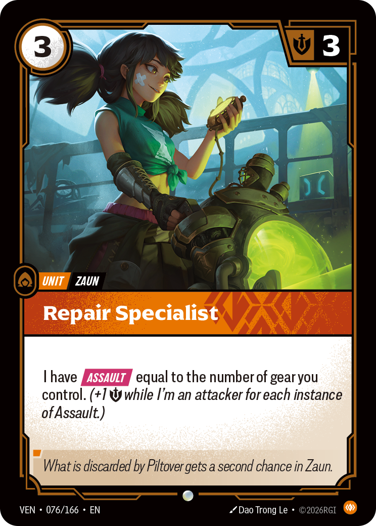Riftbound Unit: Repair Specialist
