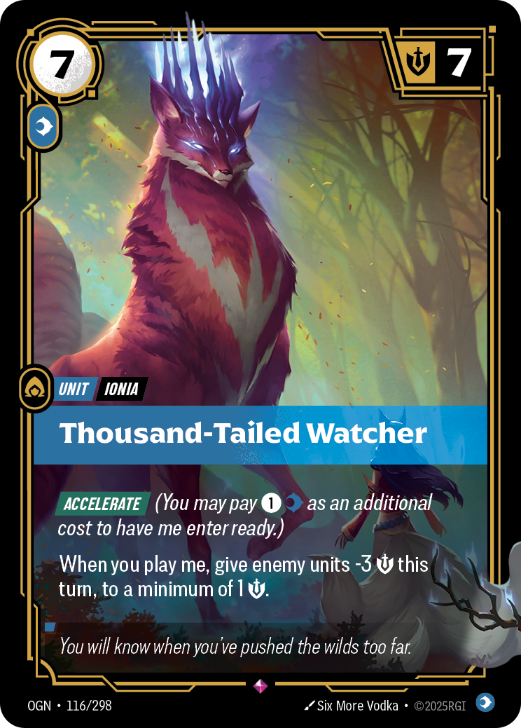 Riftbound Unit: Thousand-Tailed Watcher