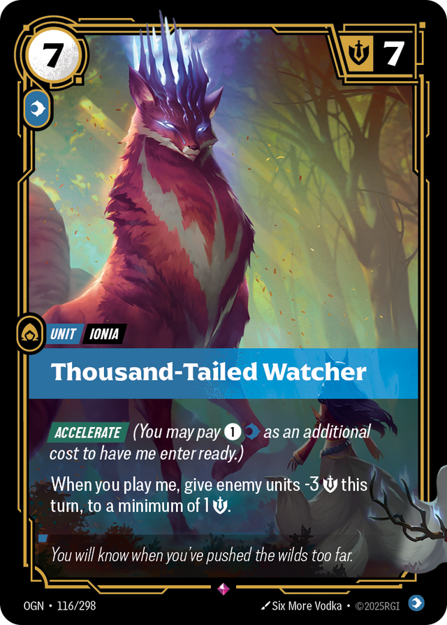 Riftbound Unit: Thousand-Tailed Watcher