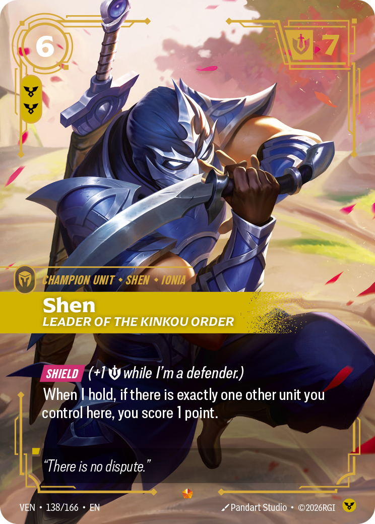 Riftbound Champion Unit: Shen