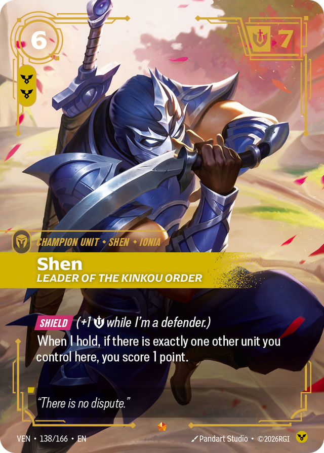 Riftbound Champion Unit: Shen