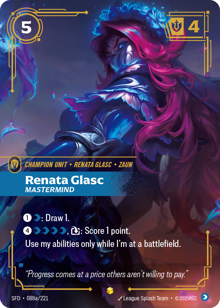 Riftbound Champion Unit: Renata Glasc
