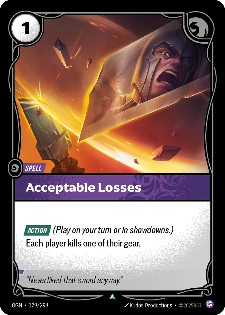Riftbound Spell: Acceptable Losses