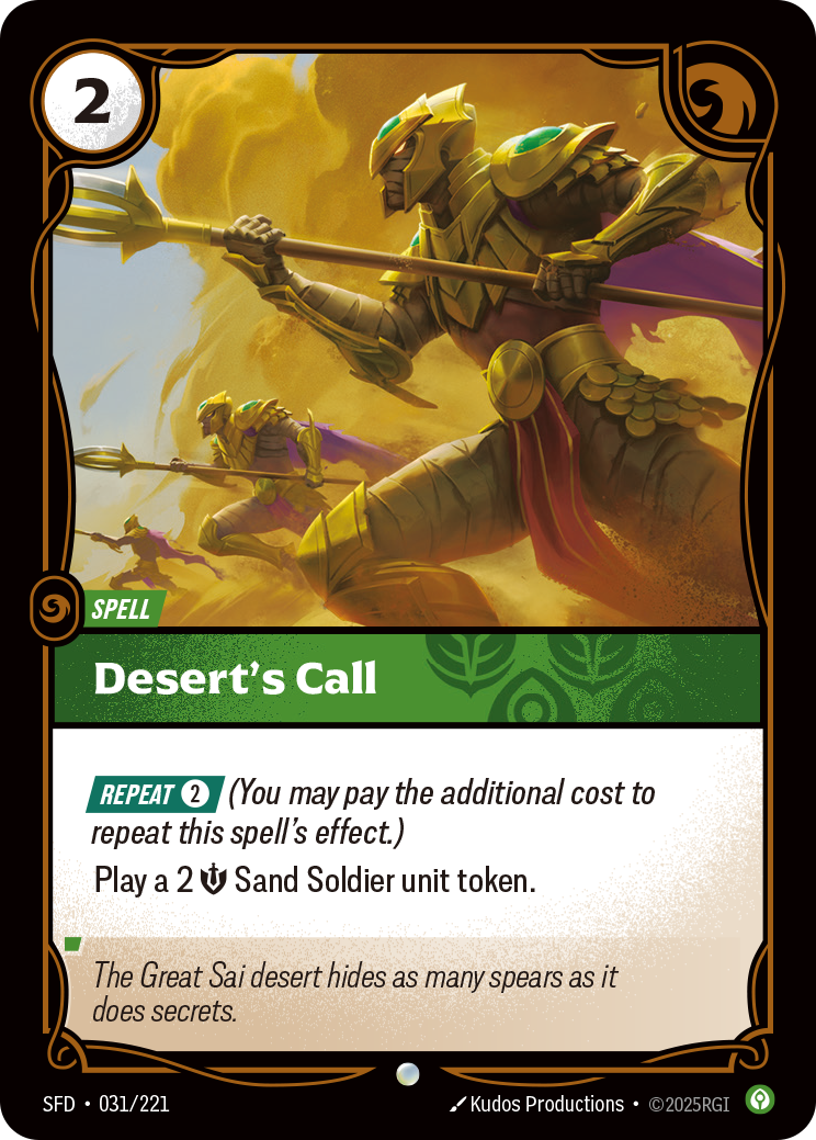 Riftbound Spell: Desert's Call