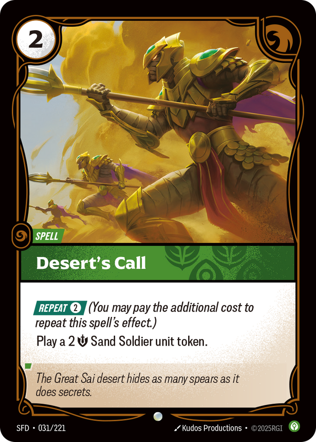 Riftbound Spell: Desert's Call