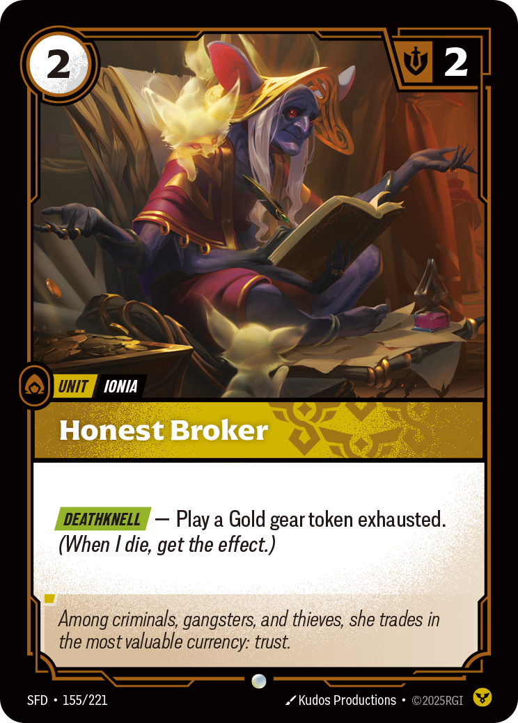 Riftbound Unit: Honest Broker