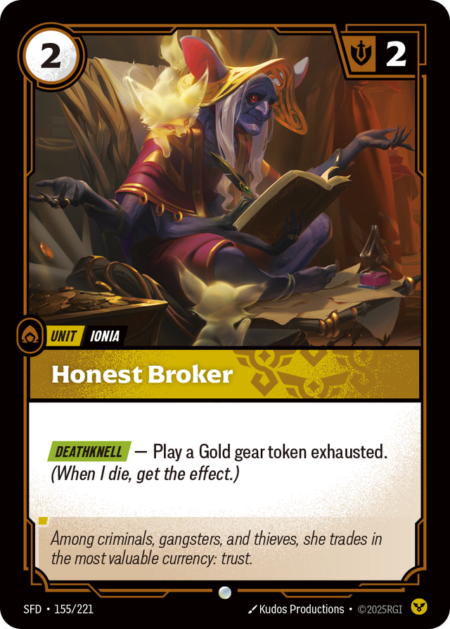Riftbound Unit: Honest Broker
