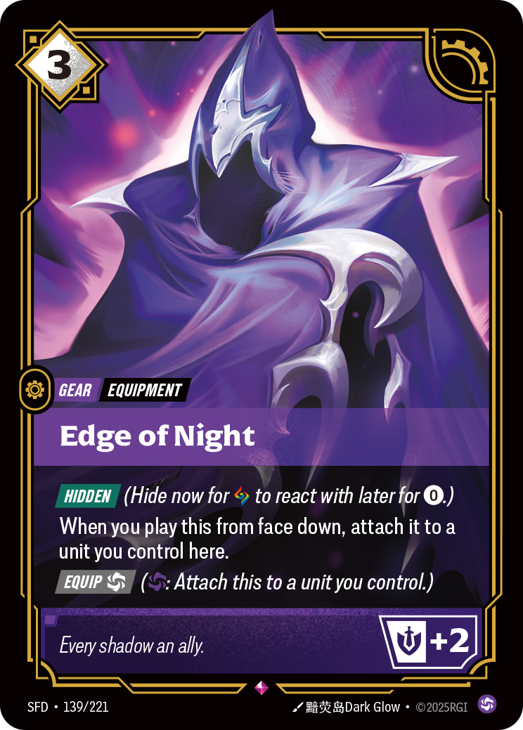 Riftbound Gear: Edge of Night