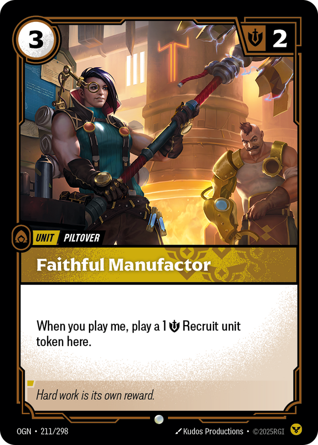 Riftbound Unit: Faithful Manufactor