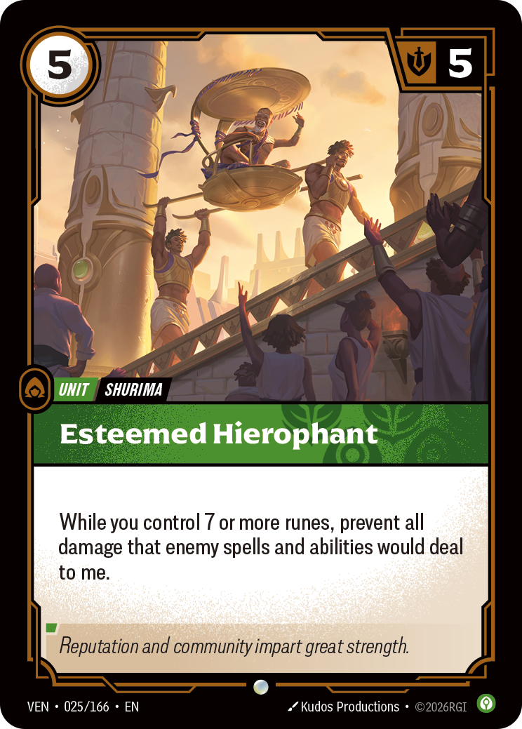 Riftbound Unit: Esteemed Hierophant