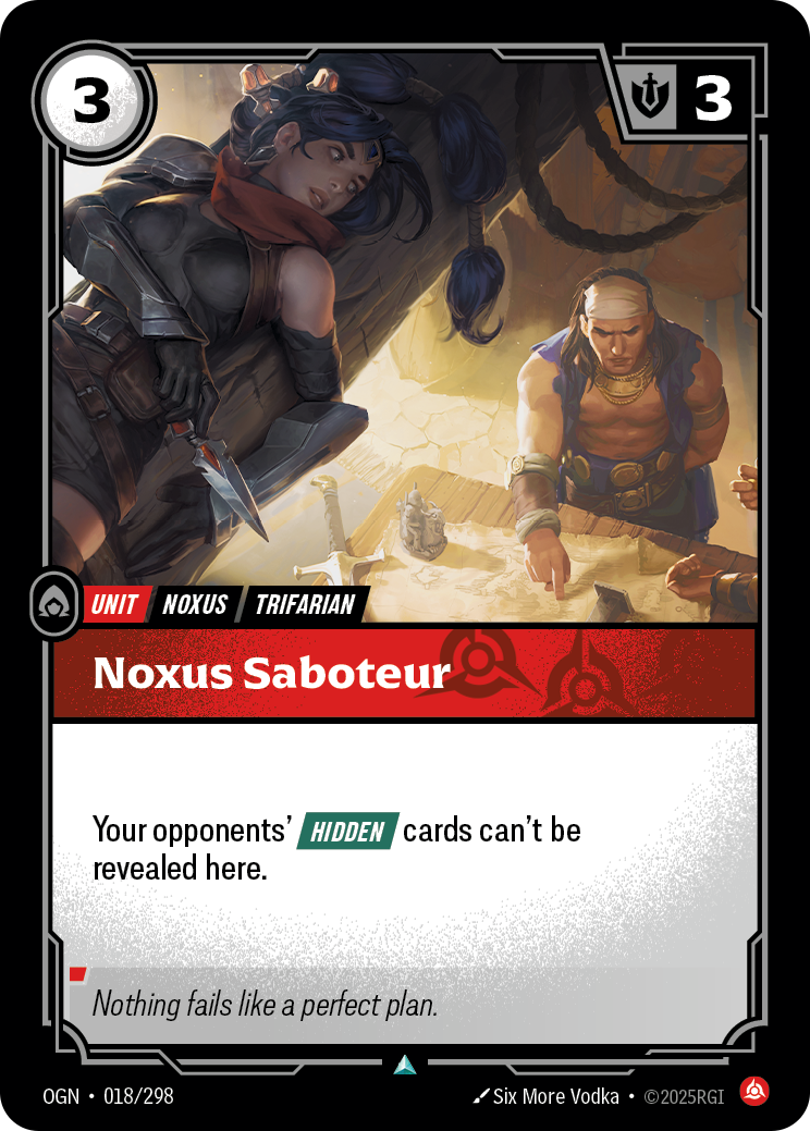 Riftbound Unit: Noxus Saboteur