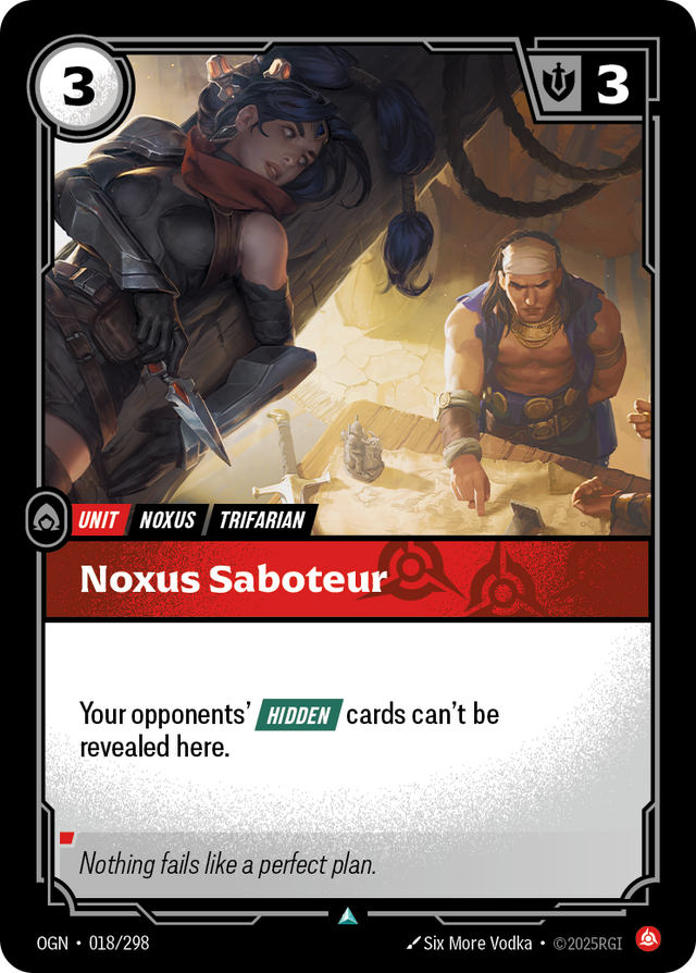 Riftbound Unit: Noxus Saboteur