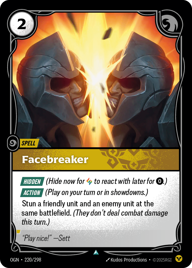 Riftbound Spell: Facebreaker
