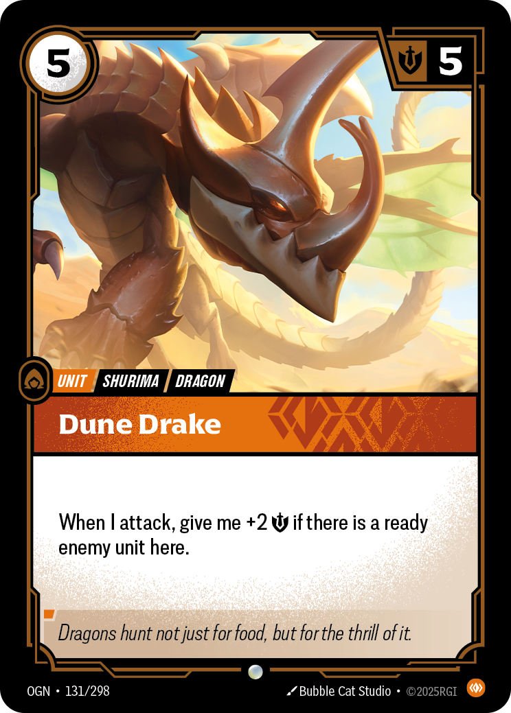 Riftbound Unit: Dune Drake