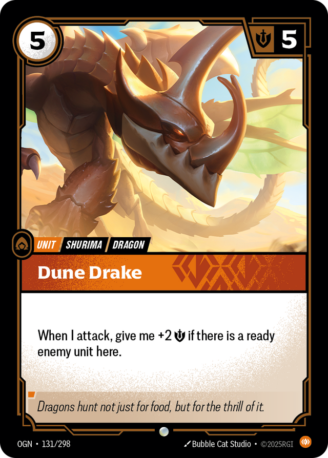 Riftbound Unit: Dune Drake