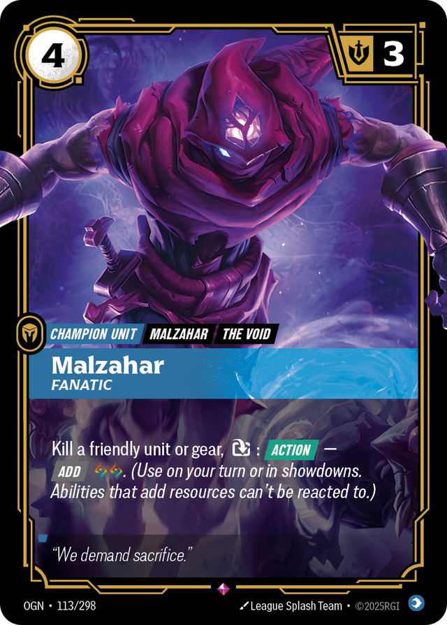 Riftbound Champion Unit: Malzahar