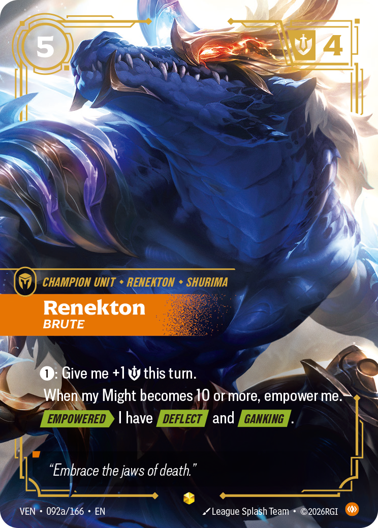 Riftbound Champion Unit: Renekton