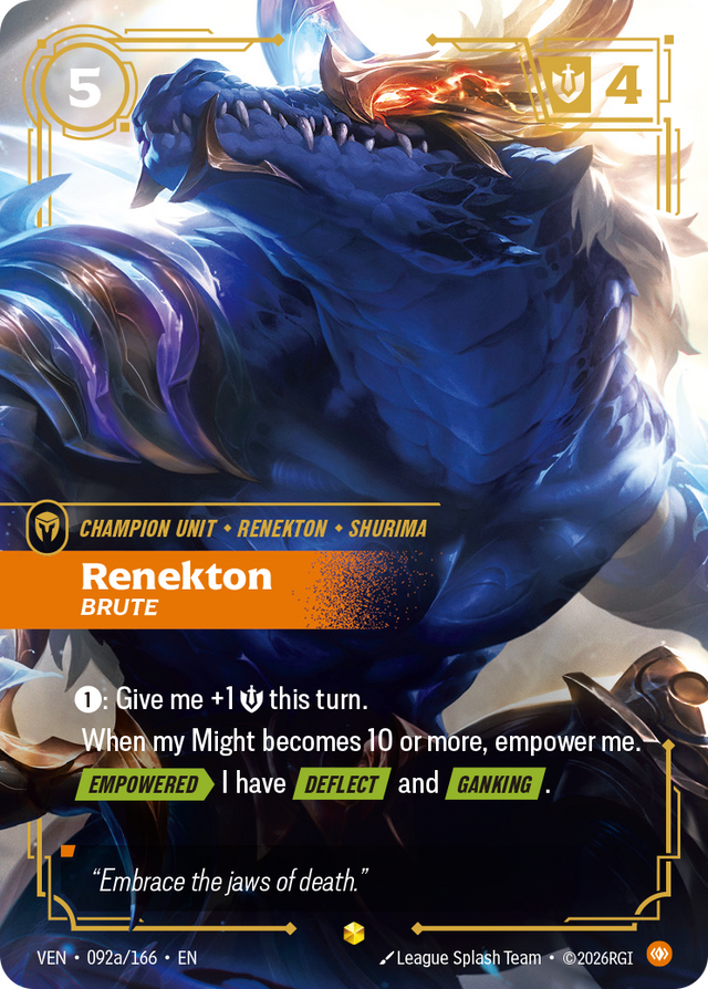 Riftbound Champion Unit: Renekton