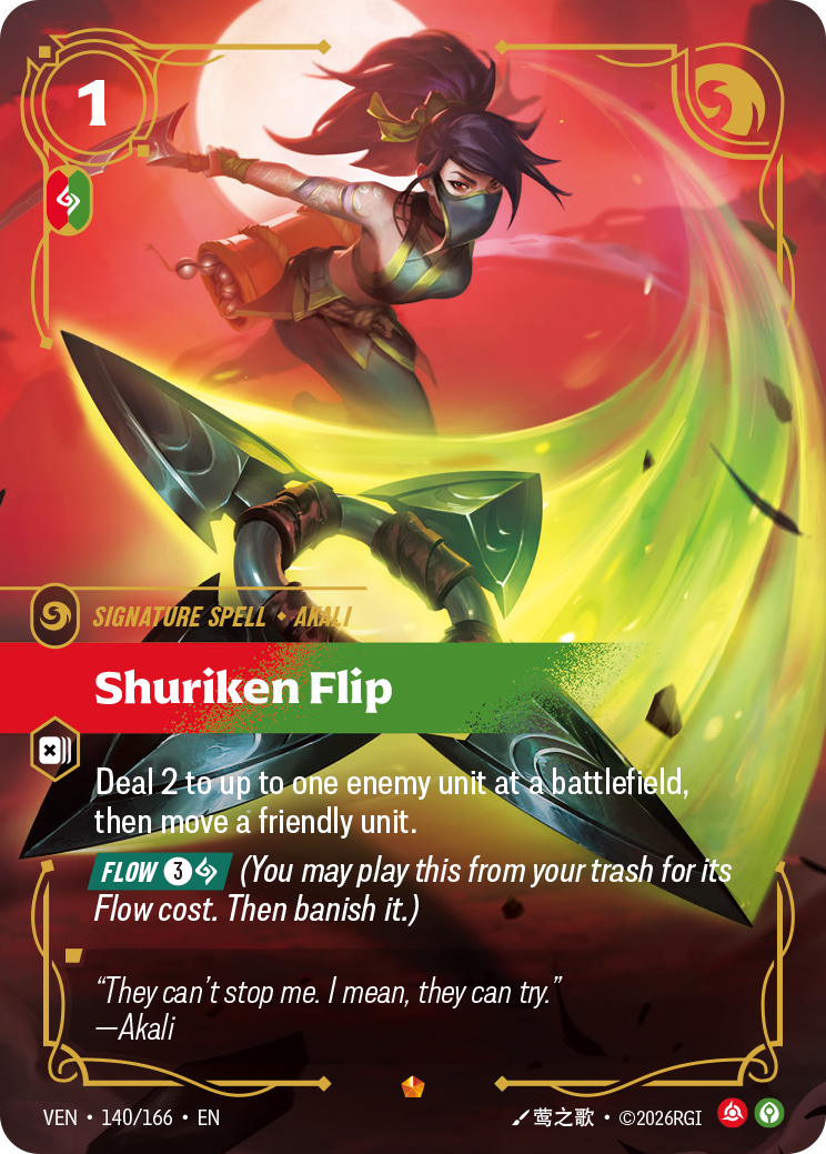 Riftbound Spell: Shuriken Flip
