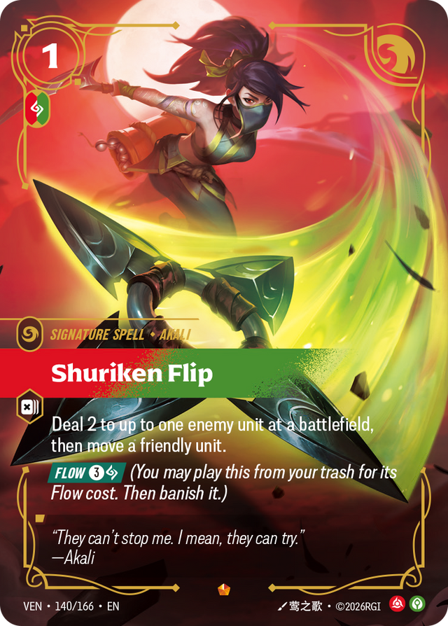 Riftbound Spell: Shuriken Flip