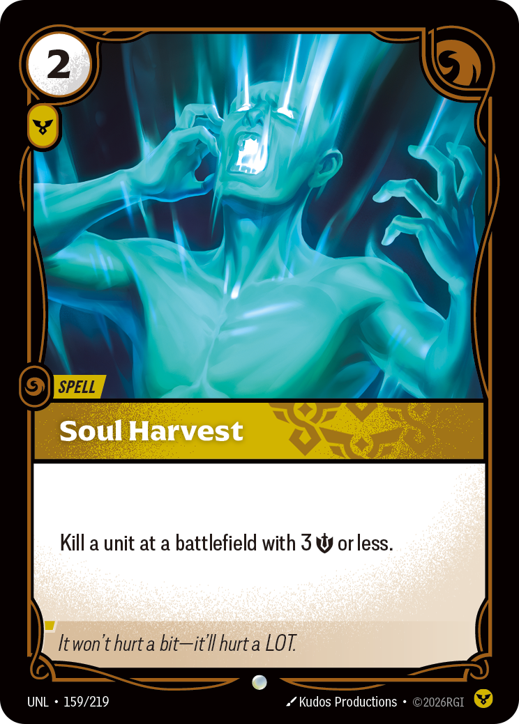 Riftbound Spell: Soul Harvest