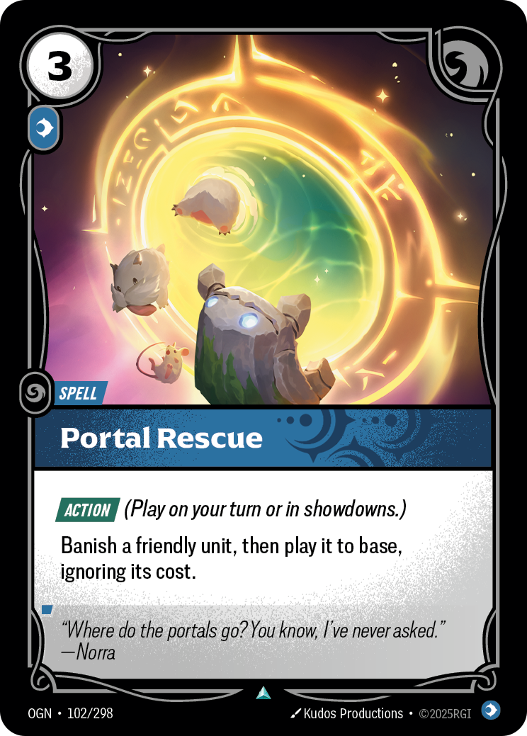 Riftbound Spell: Portal Rescue