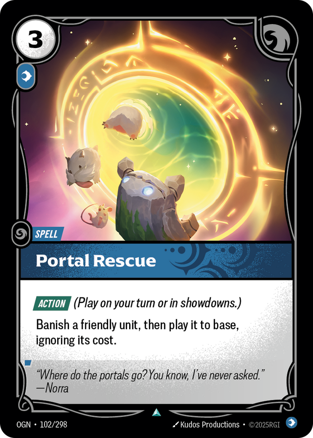 Riftbound Spell: Portal Rescue