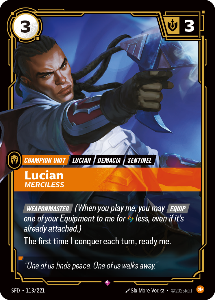 Riftbound Champion Unit: Lucian