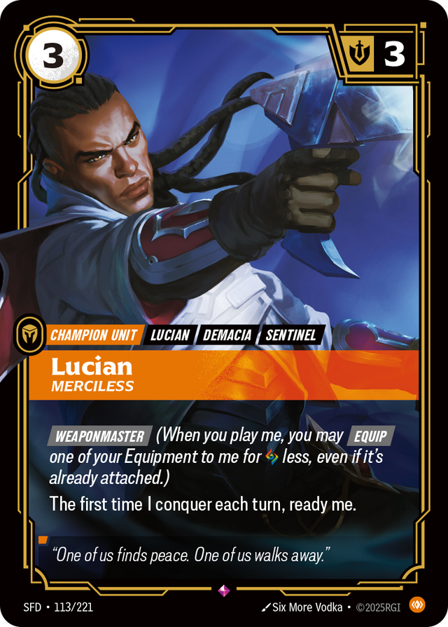 Riftbound Champion Unit: Lucian