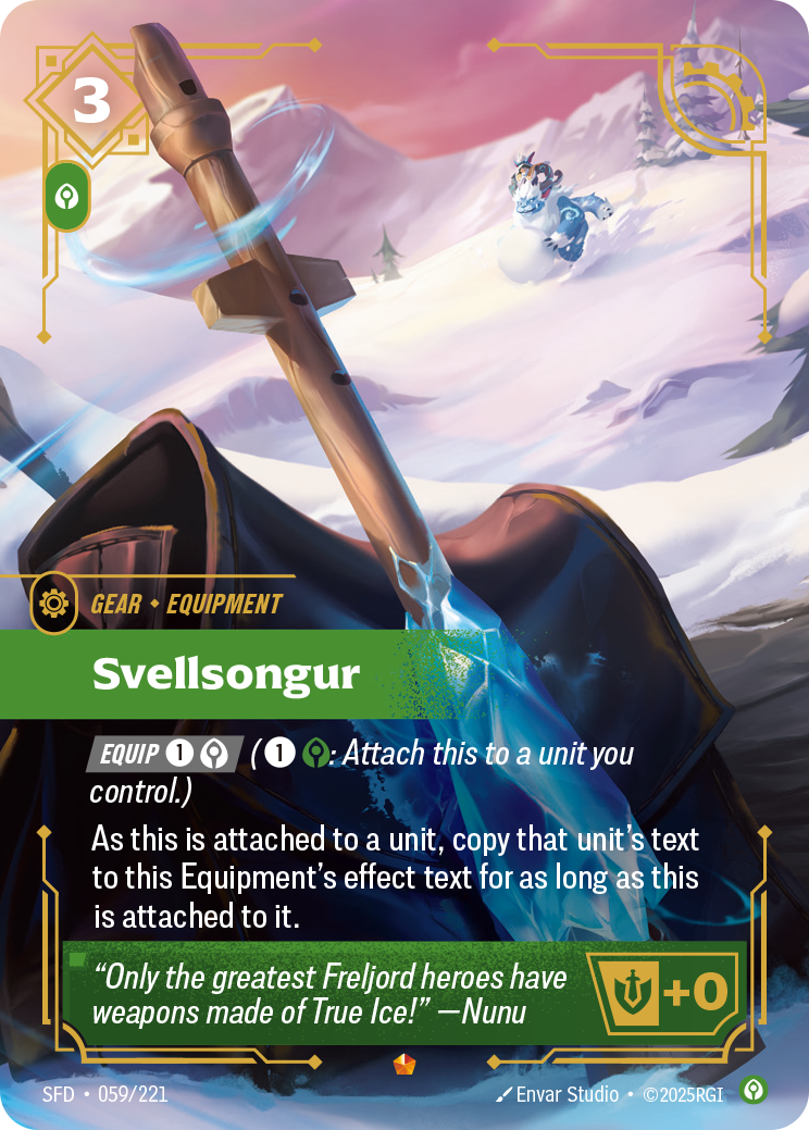 Riftbound Gear: Svellsongur