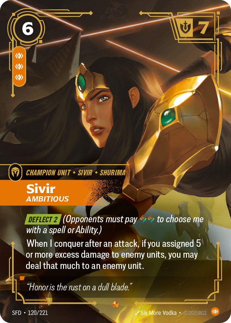 Riftbound Champion Unit: Sivir