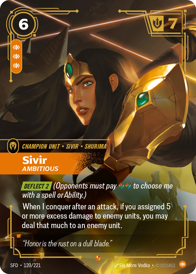 Riftbound Champion Unit: Sivir