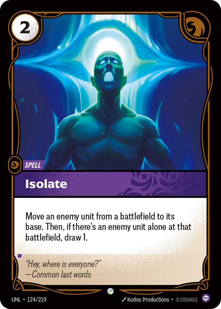 Riftbound Spell: Isolate