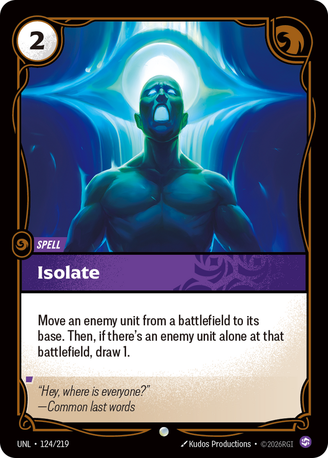 Riftbound Spell: Isolate