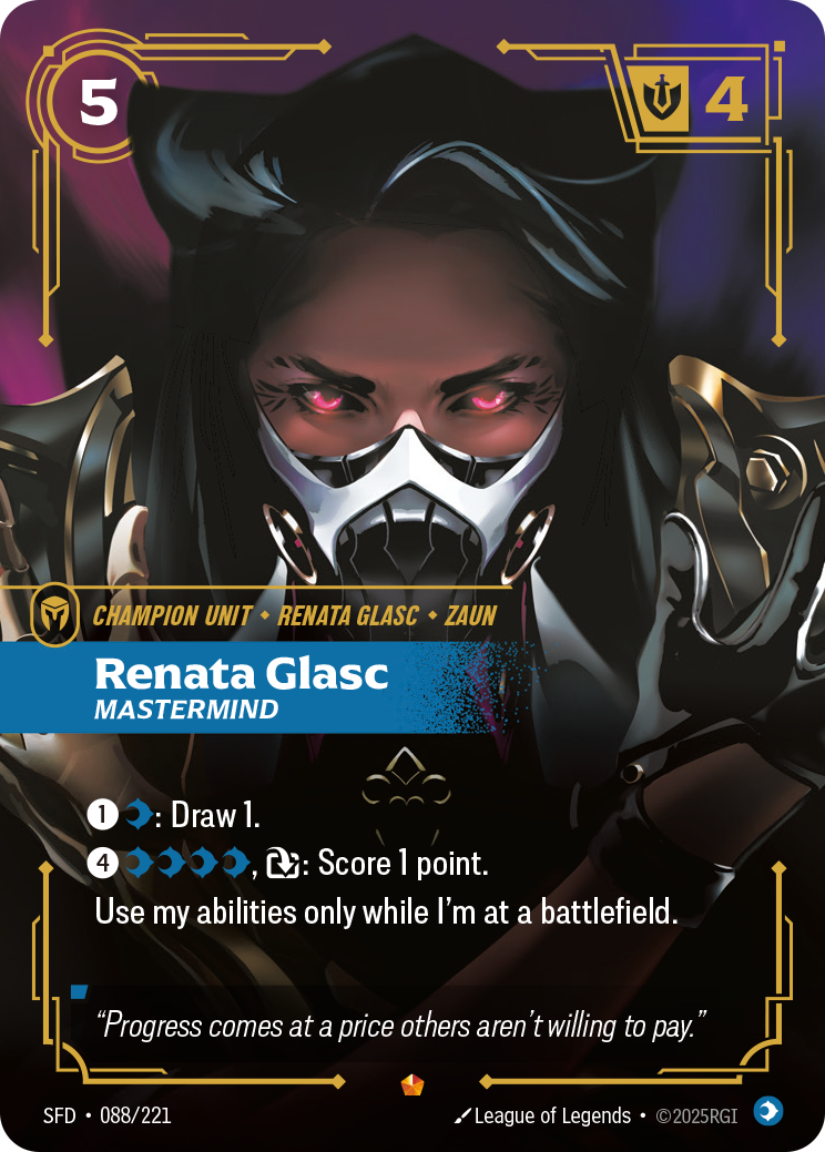 Riftbound Champion Unit: Renata Glasc