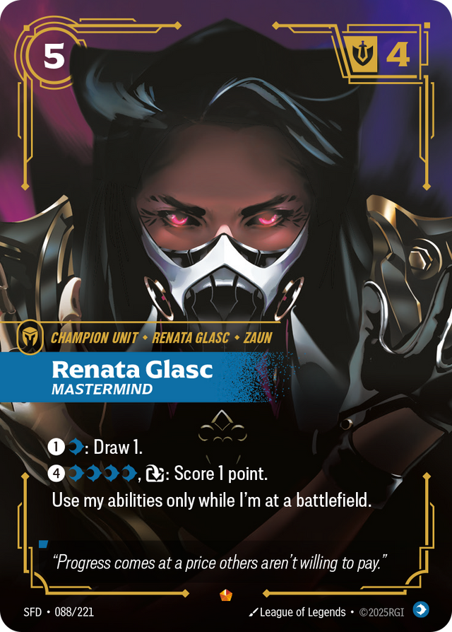 Riftbound Champion Unit: Renata Glasc