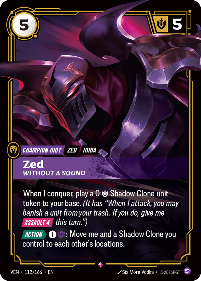 Riftbound Champion Unit: Zed