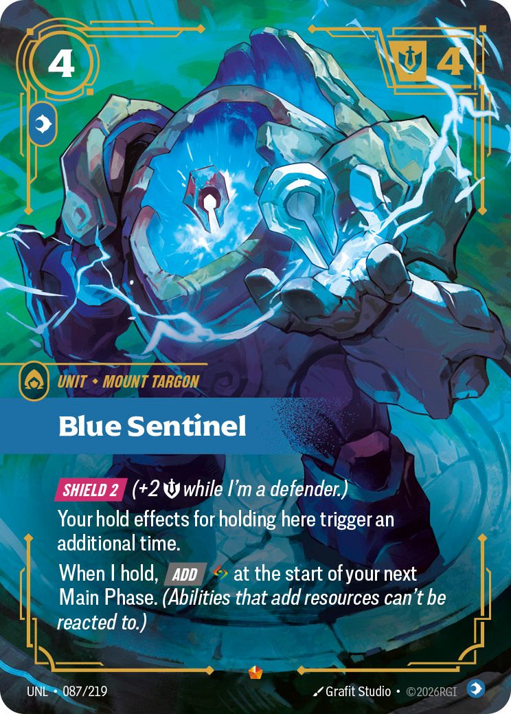 Riftbound Unit: Blue Sentinel