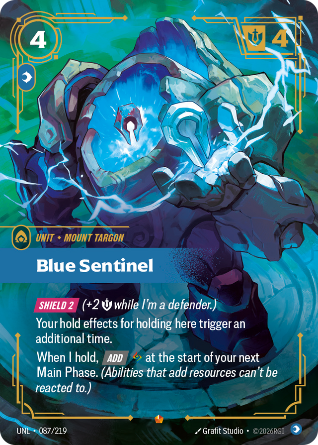 Riftbound Unit: Blue Sentinel