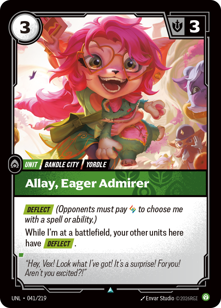 Riftbound Unit: Allay, Eager Admirer