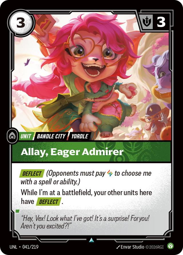 Riftbound Unit: Allay, Eager Admirer