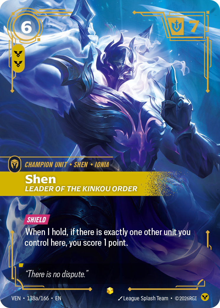 Riftbound Champion Unit: Shen