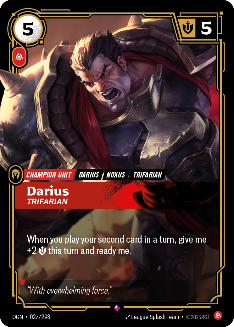 Riftbound Champion Unit: Darius