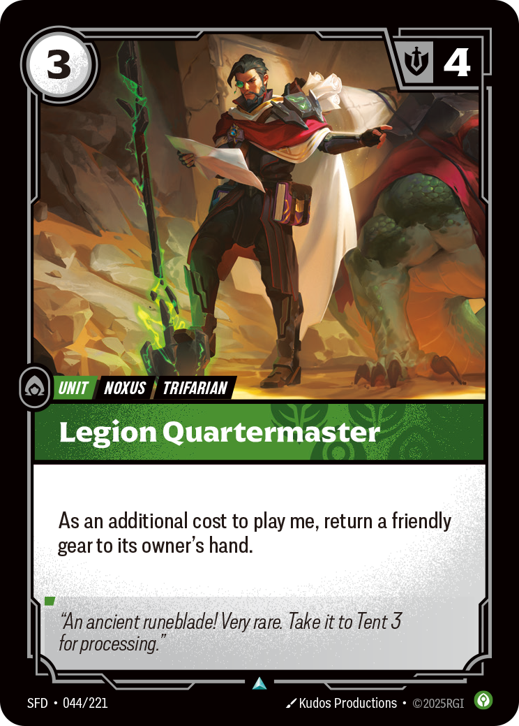 Riftbound Unit: Legion Quartermaster